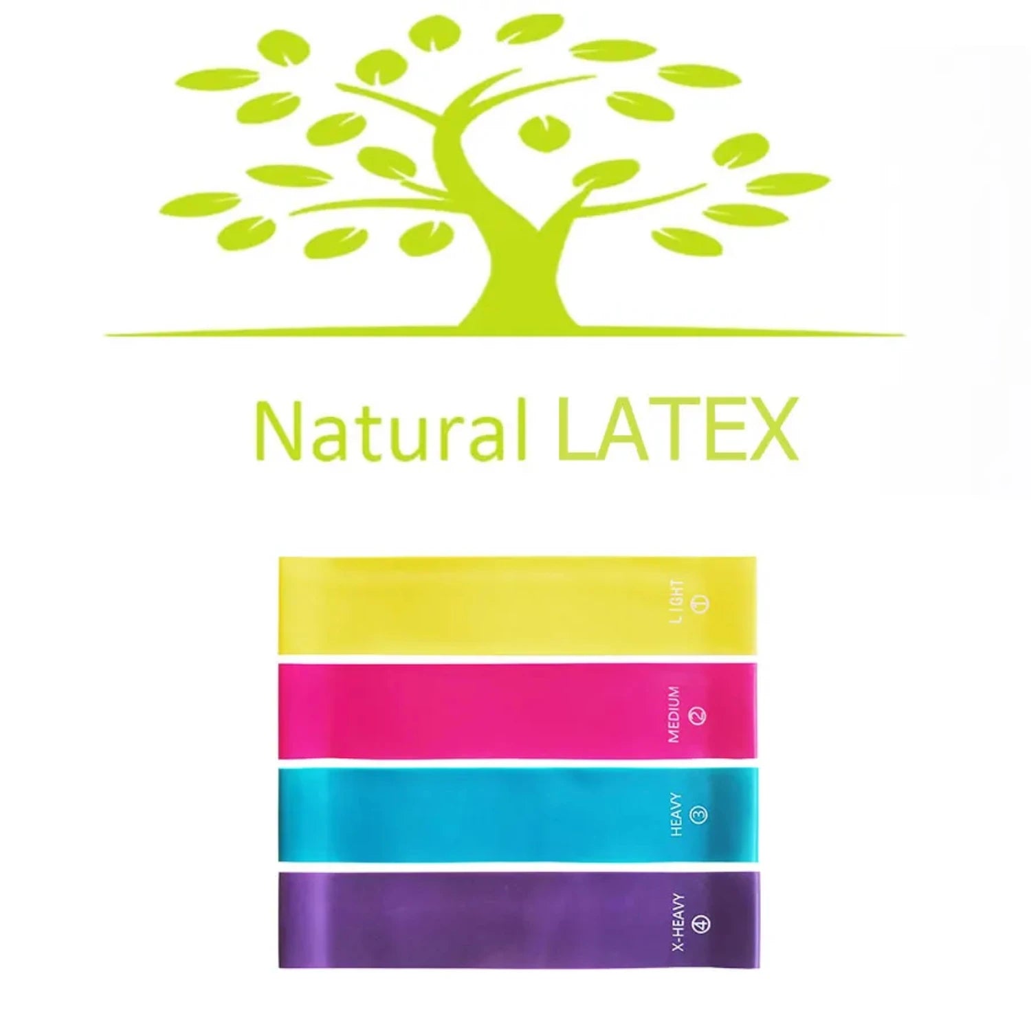 60cm Elastic Resistance Bands Set