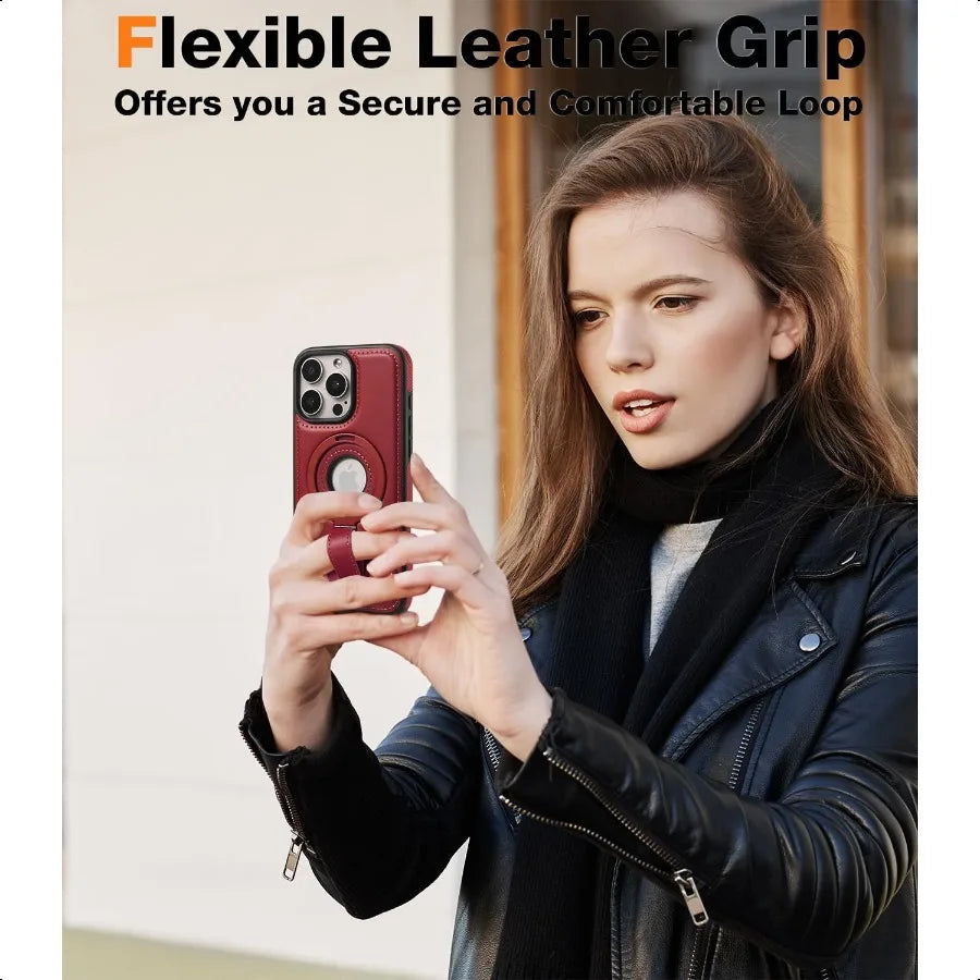 Magnetic Ring Grip iPhone 16 Pro Case