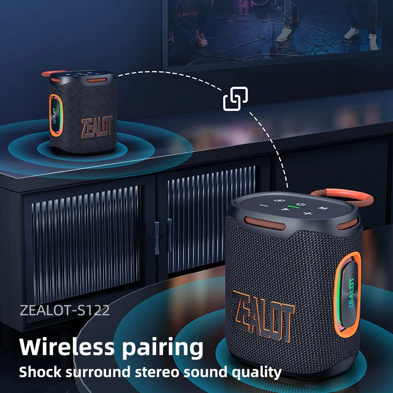 Zealot S122 25W Waterproof Bluetooth Speaker