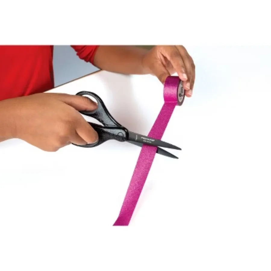 7" Non-Stick Soft Grip Scissors Black