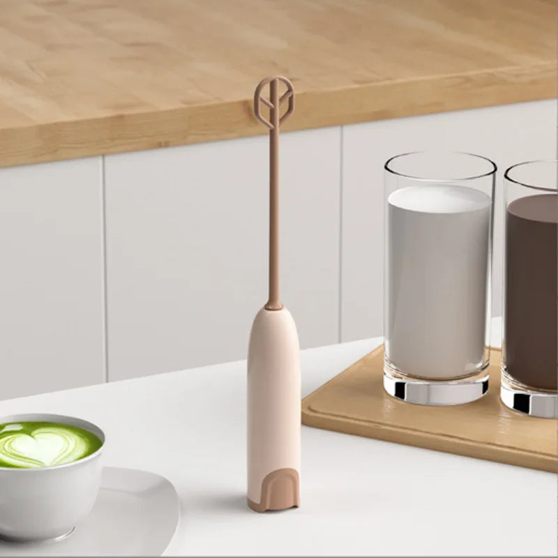Mini Battery-Powered Milk Frother Whisk