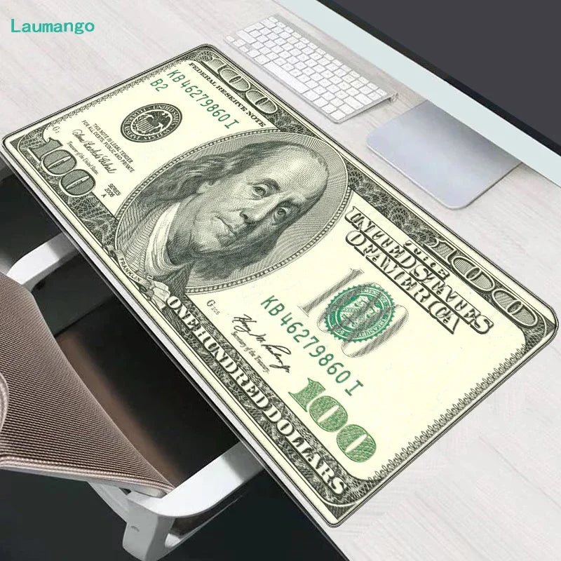 FTVAE Gaming Laptop Dollar Print Desk Mat