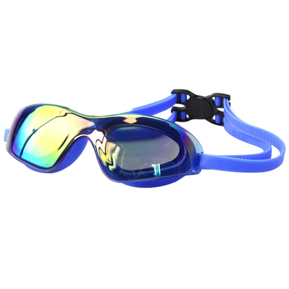 Adjustable Electroplate Swim Goggles