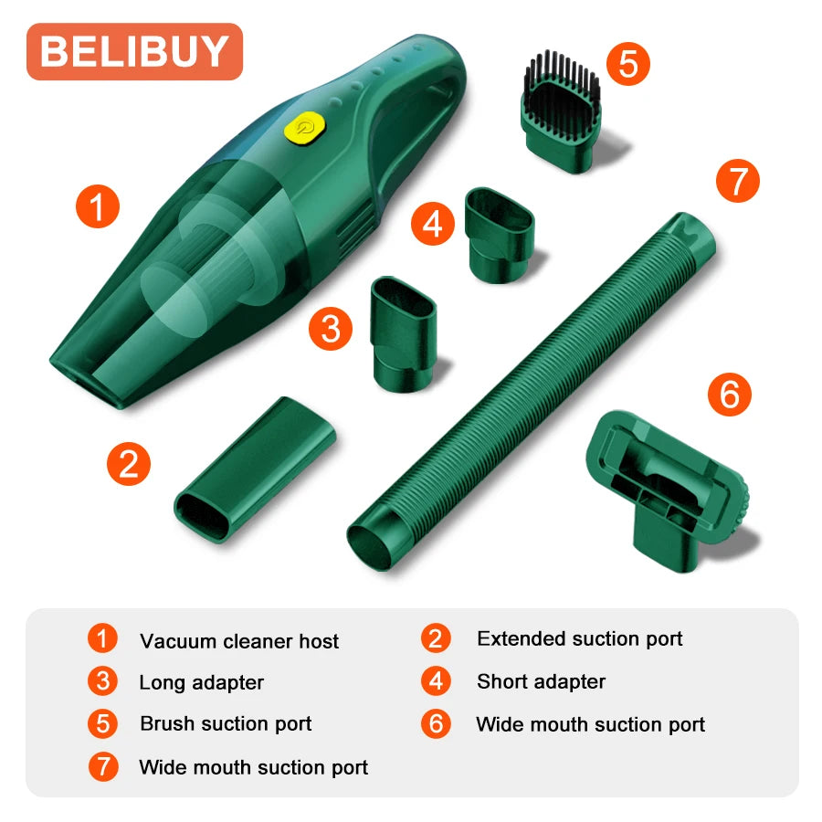 Multifunctional ABS Car Vacuum Cleaner