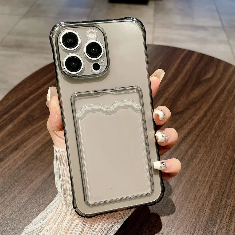 Shockproof Clear Silicone iPhone Case