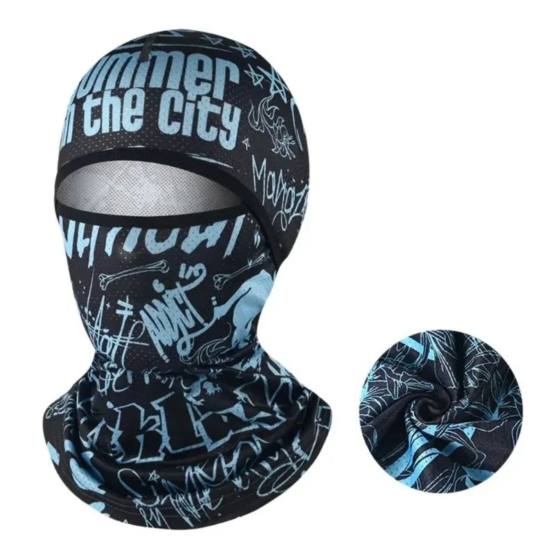 Summer Ice Silk Cooling Cycling Balaclava