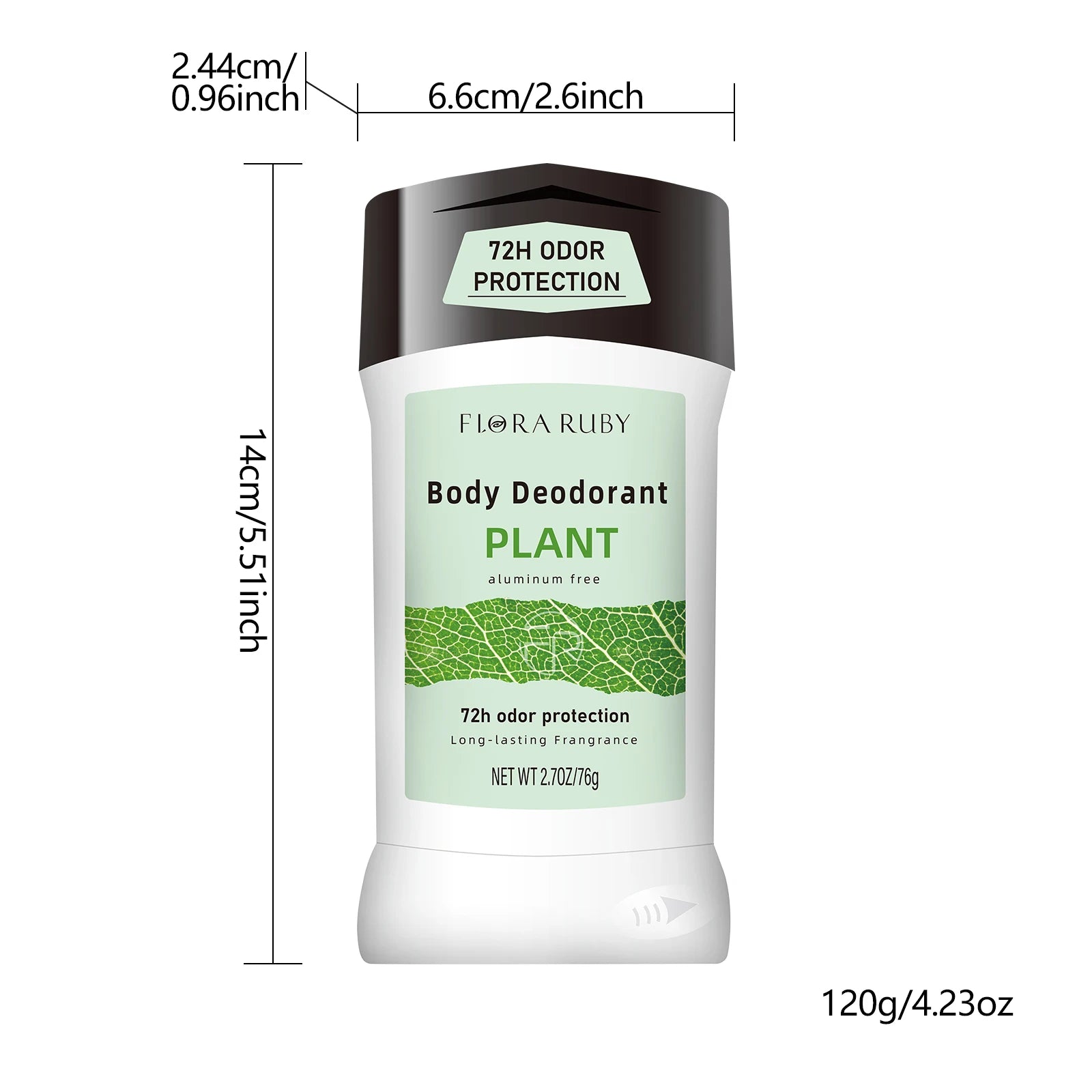 72H Body Odor Remover Deodorant Stick