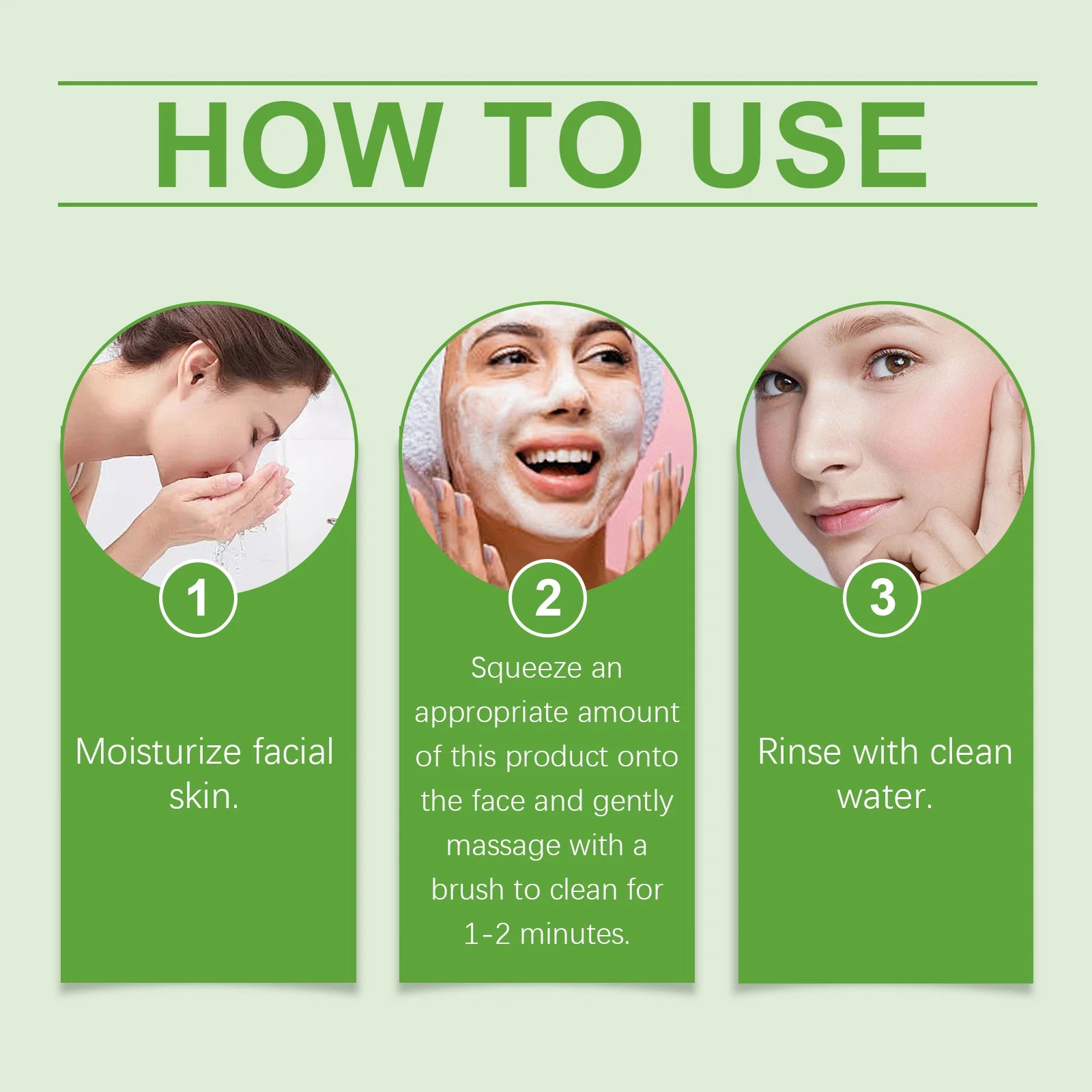 Pomegranate Foam Face Cleanser Brush