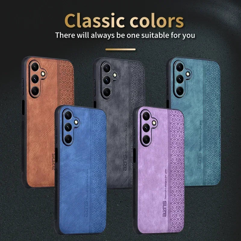 Luxury Leather Samsung Galaxy Case