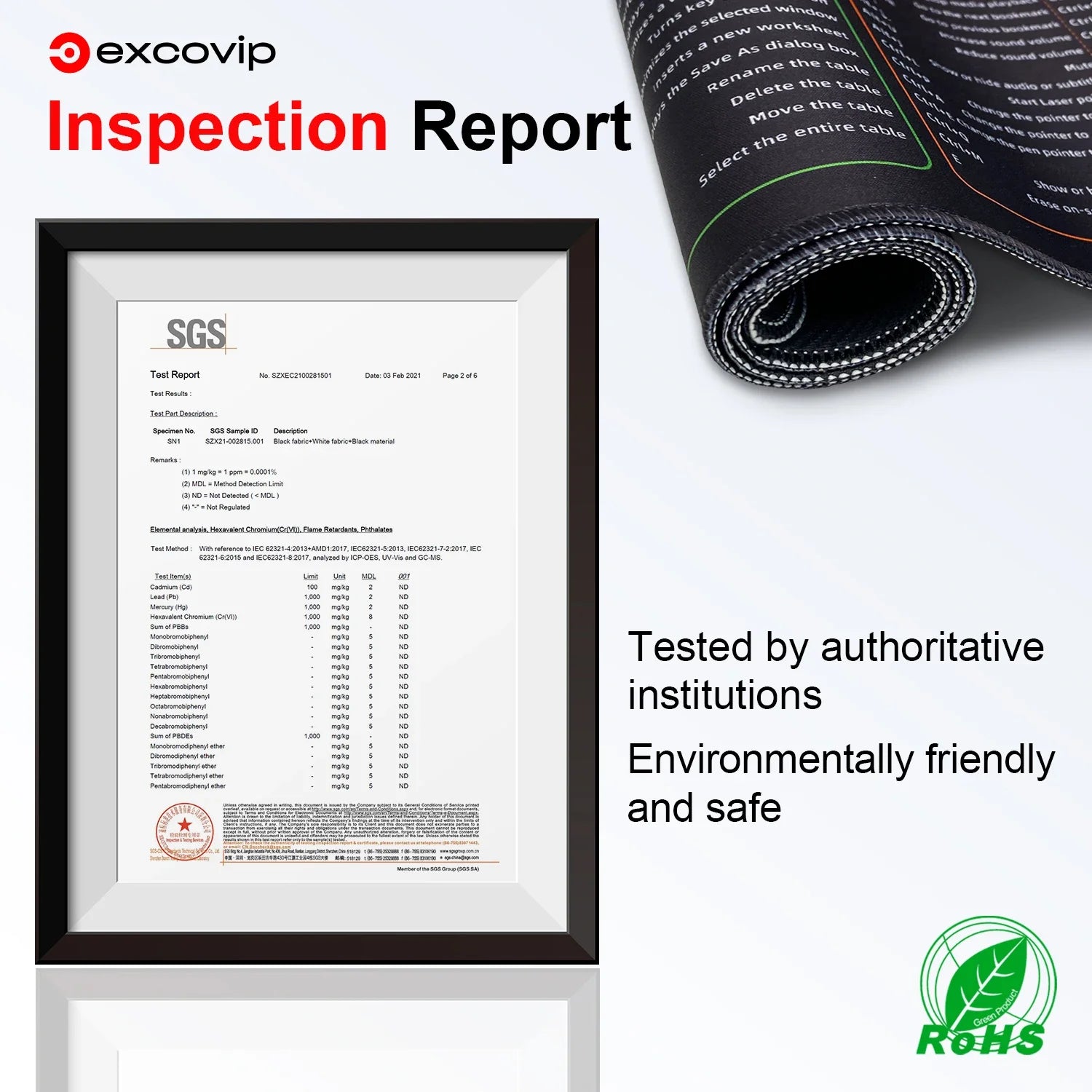 Large Gaming Mousepad with Shortcut Keys