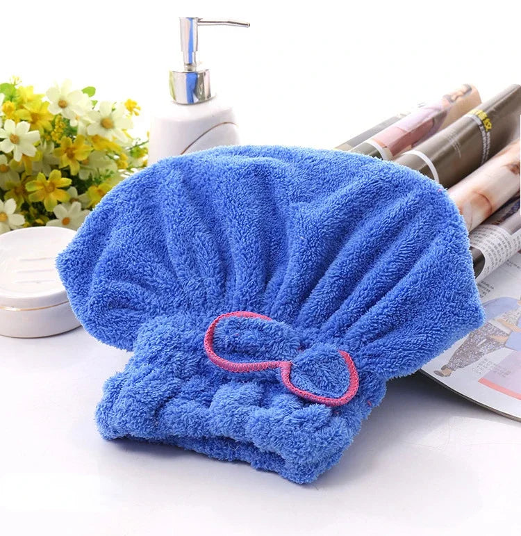 Microfiber Quick-Dry Hair Cap Wrap