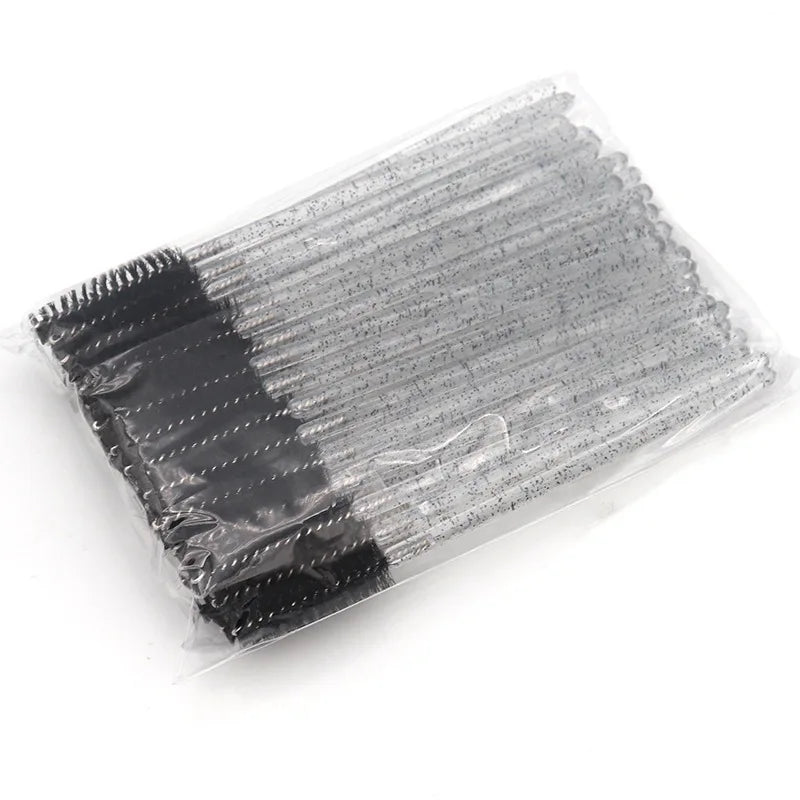 50pcs Disposable Eyelash Brush Set