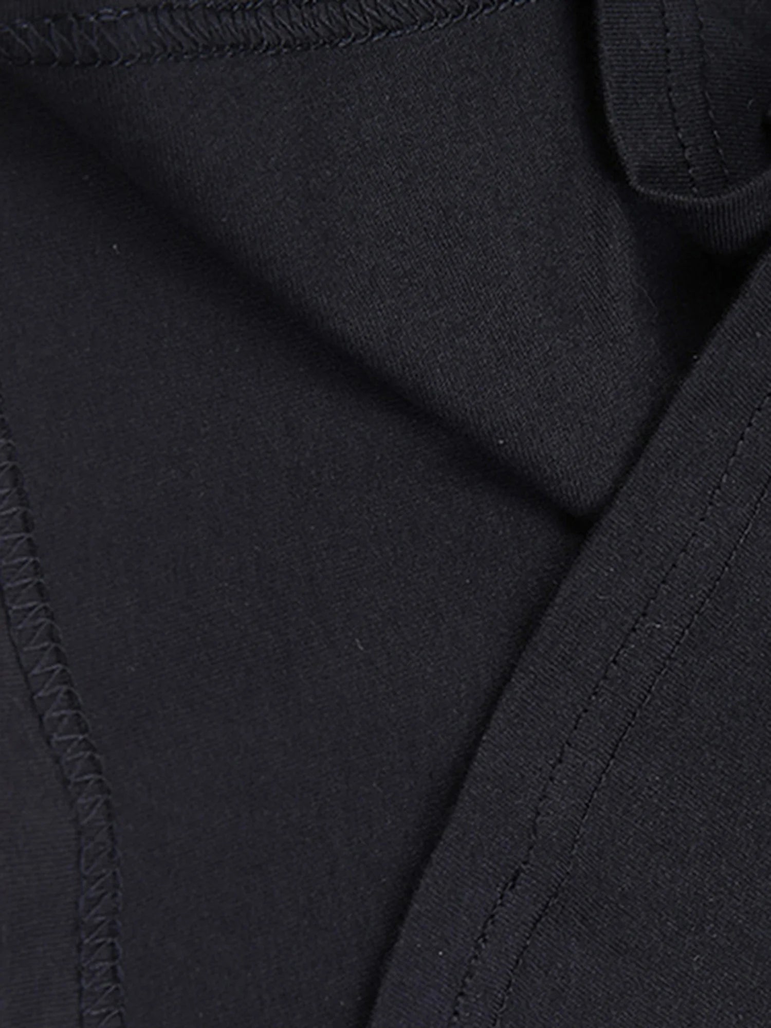 Men’s Black Cotton Casual T-Shirt