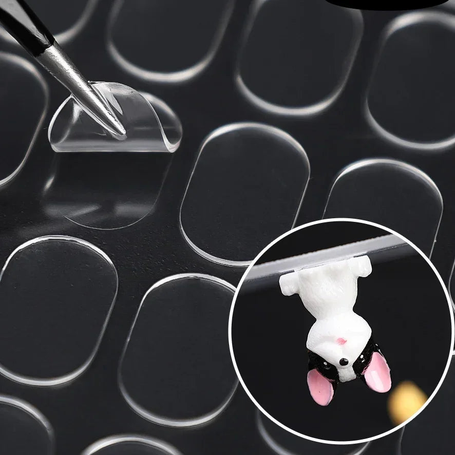 Double-Sided Glue Pads for Doll Fixing