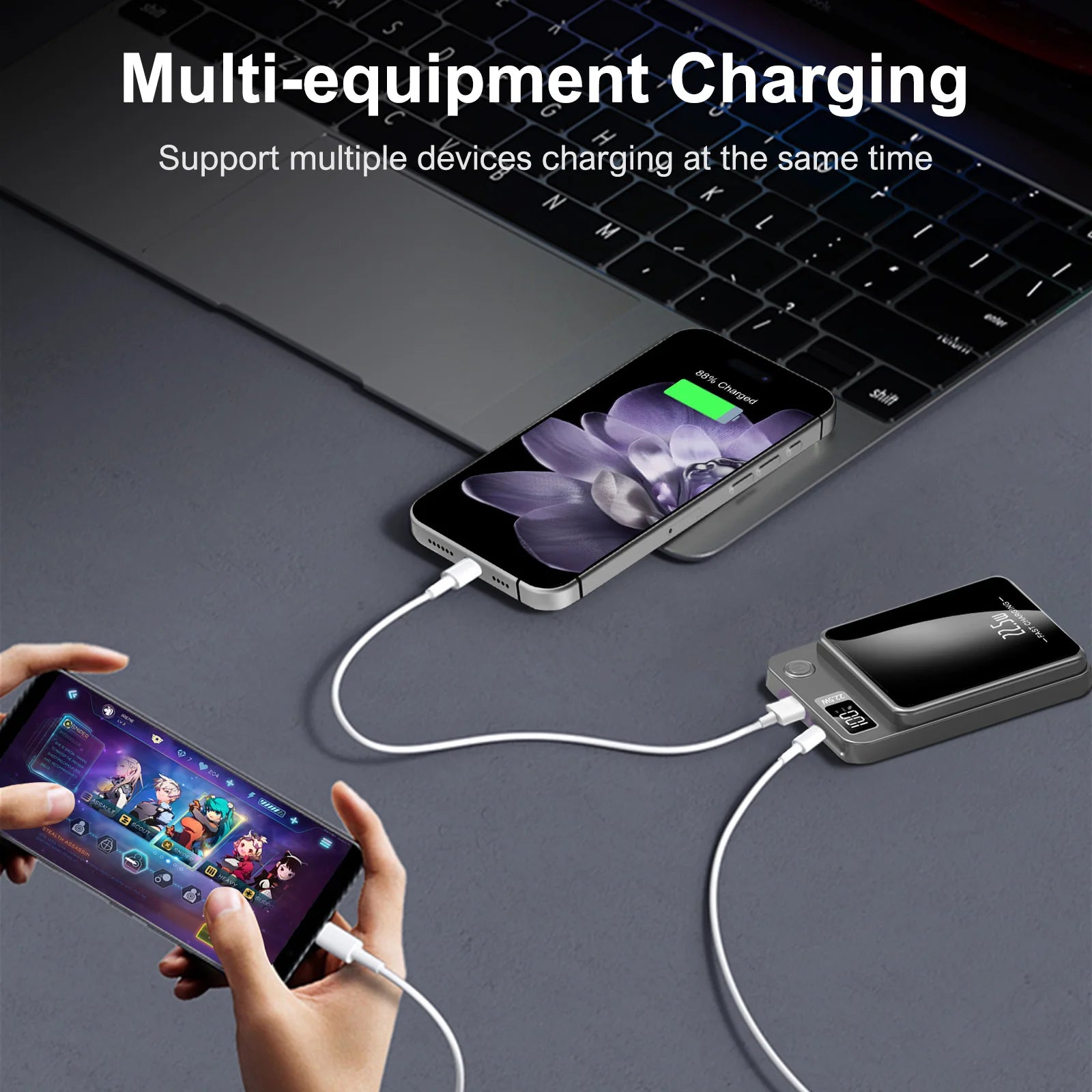 10000mAh Magnetic Wireless Power Bank