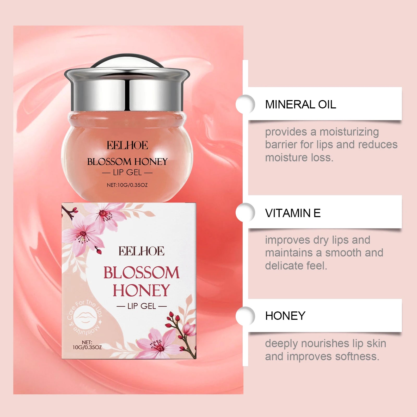 Vitamin E Sakura Lip Moisturizing Gel