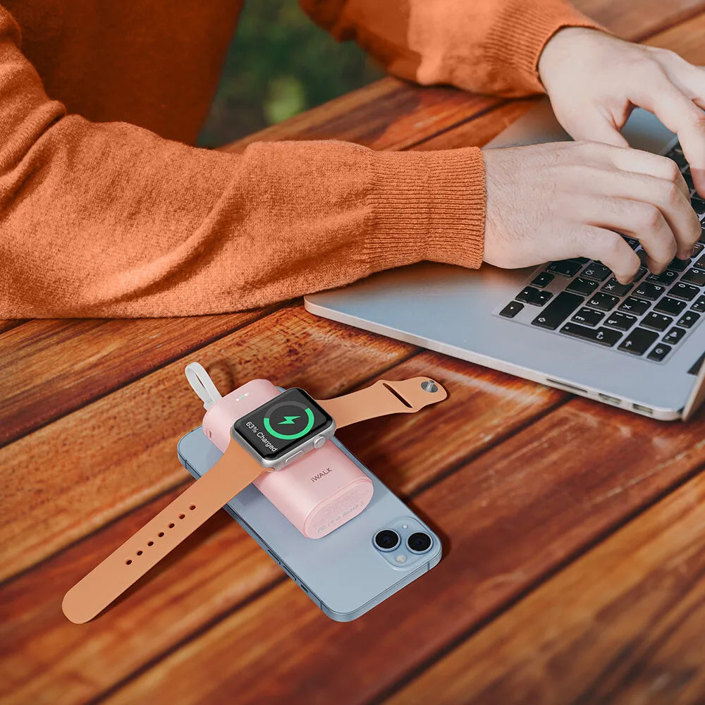 IWALK 9000mAh Wireless Power Bank iWatch