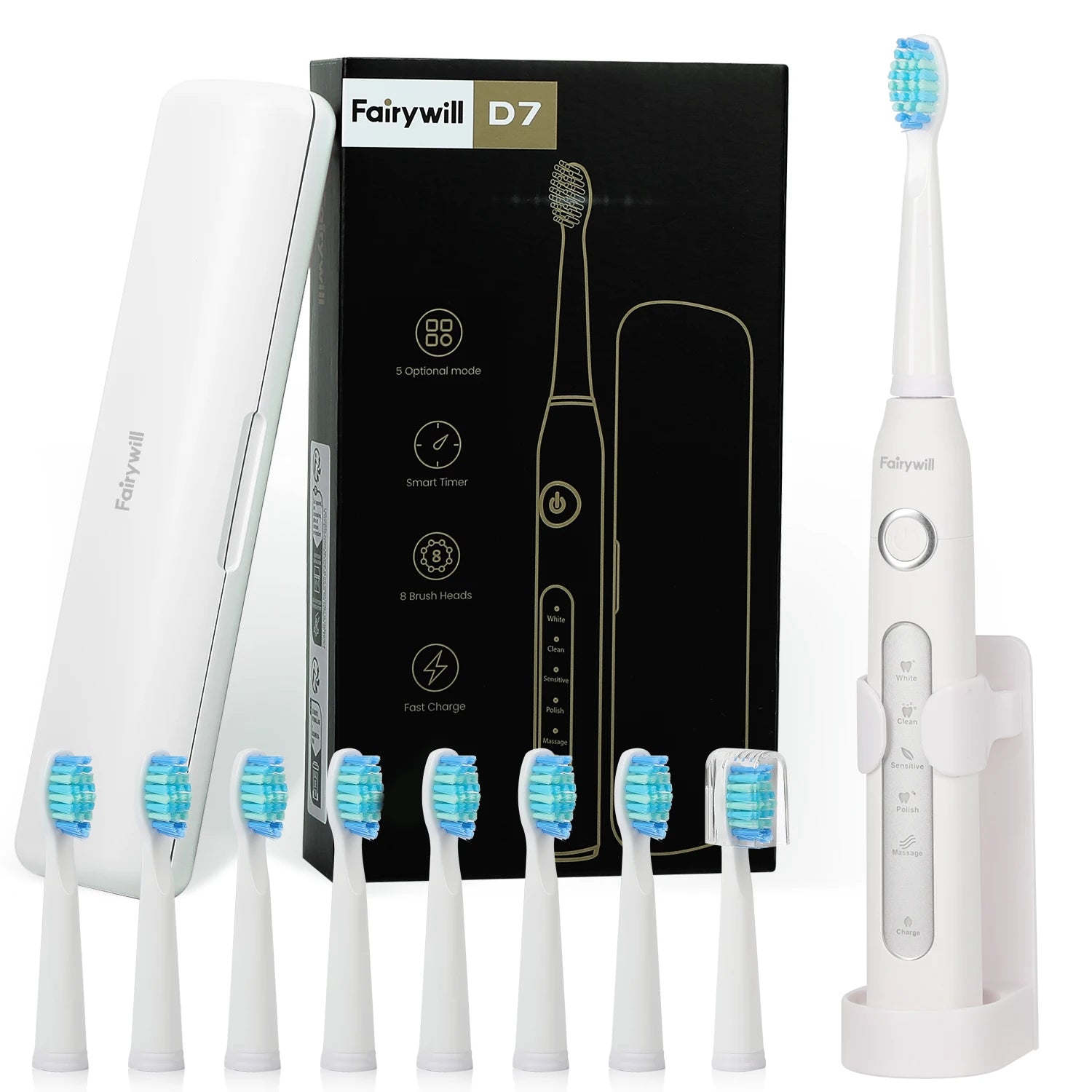 Fairywill FW-507 Sonic Toothbrush Set