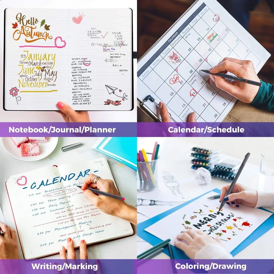 Colored Fineliner Pens Set – Journal & Art