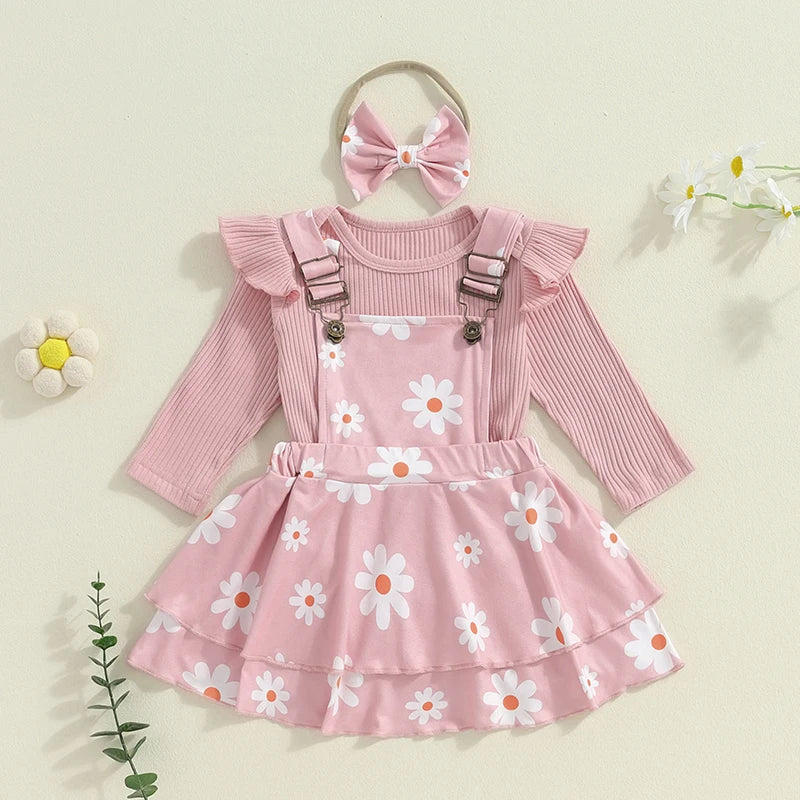 Baby Girl Knit Sweater Skirt Set