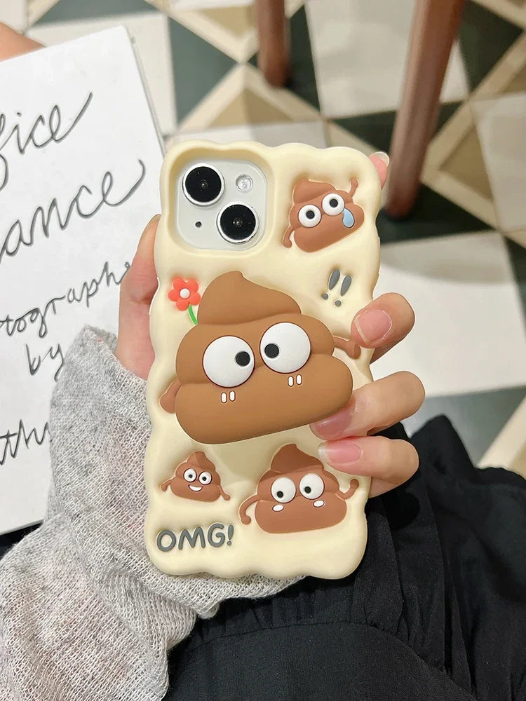 Funny Red Flower Foldable iPhone Case