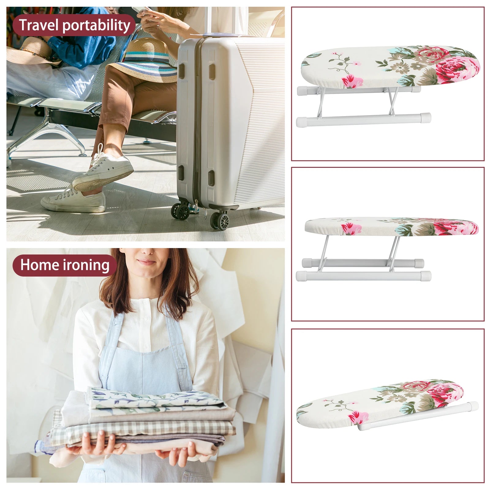 Foldable Mini Tabletop Ironing Board