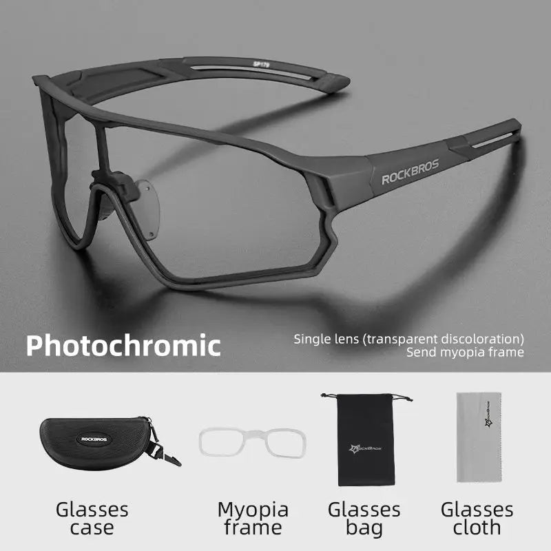 ROCKBROS Photochromic Cycling Glasses UV400
