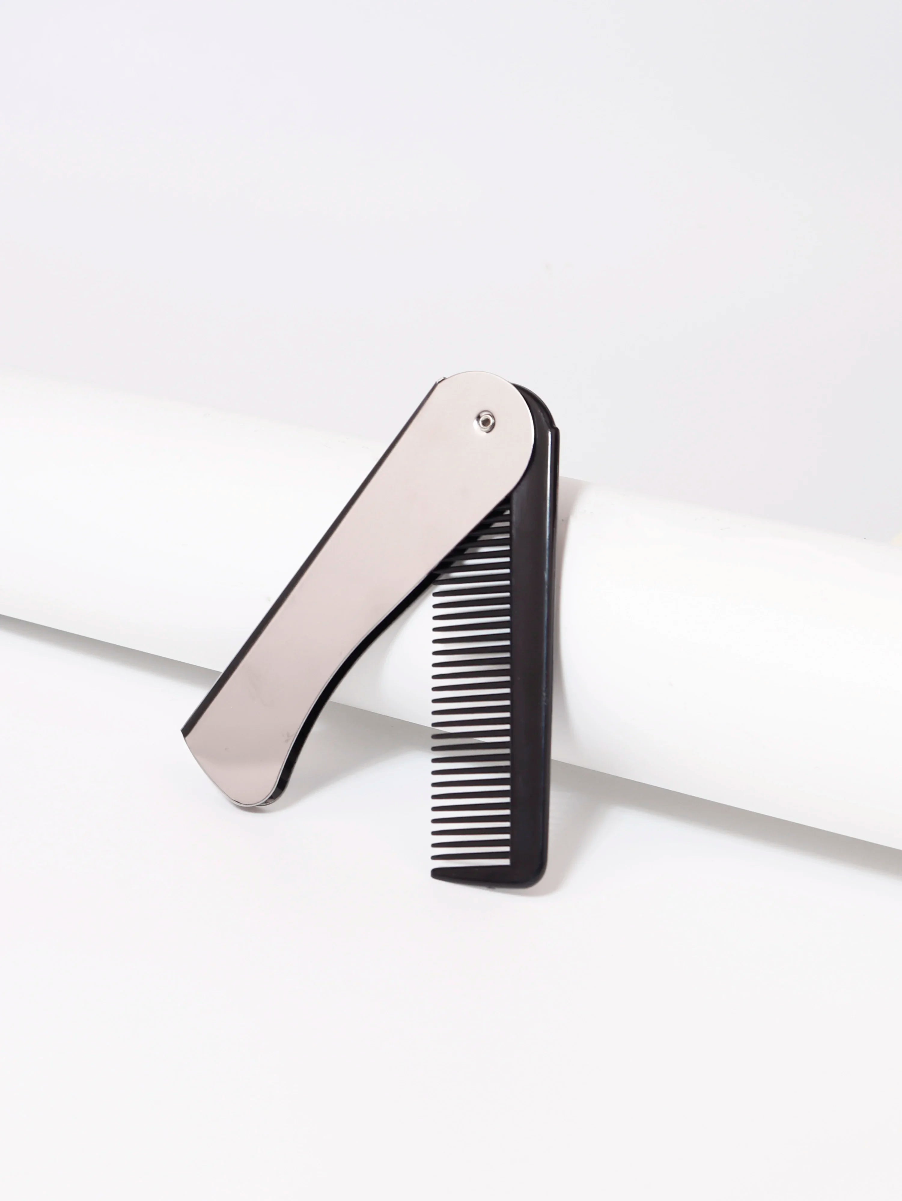 Men's Folding Beard Comb – Steel