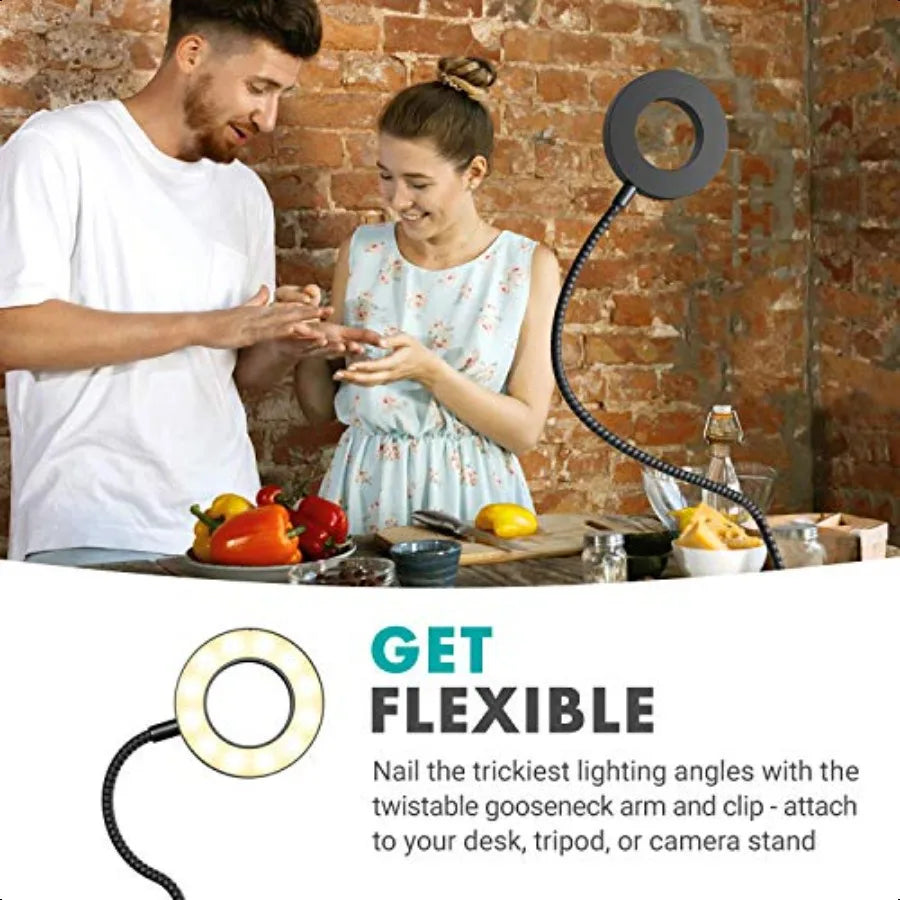 Movo VGC1 Flexible USB Ring Light