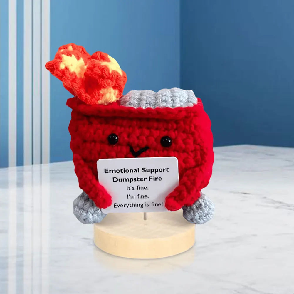 Crochet Dumpster Fire – Support Gift