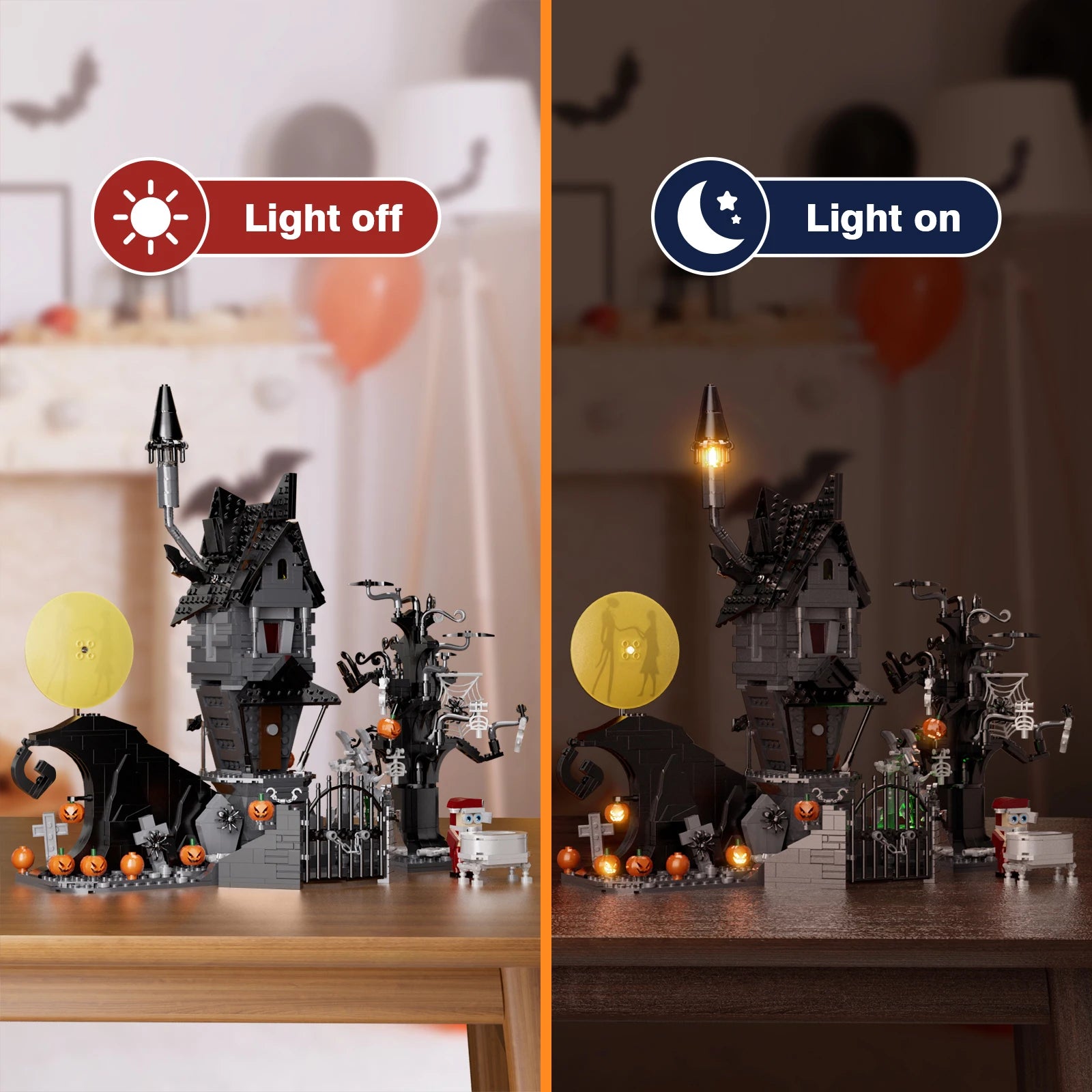 Nightmare Before Christmas House Blocks