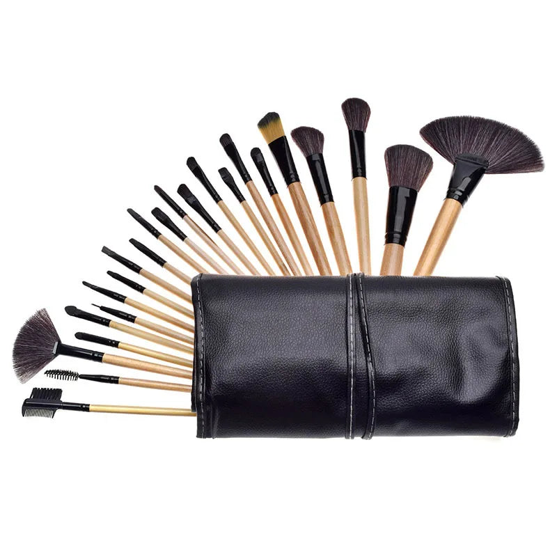 24 Pcs Makeup Brush Set with Gift Bag