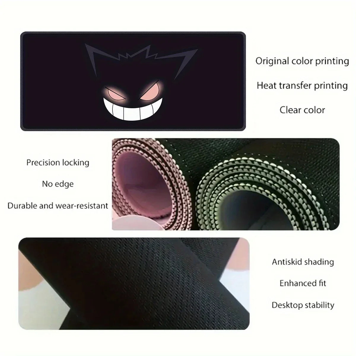 Cartoon Monster XXL Gaming Desk Mouse Pad