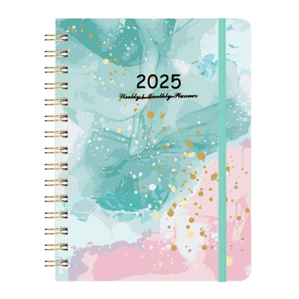 2025 A5 Monthly Weekly Planner Notebook