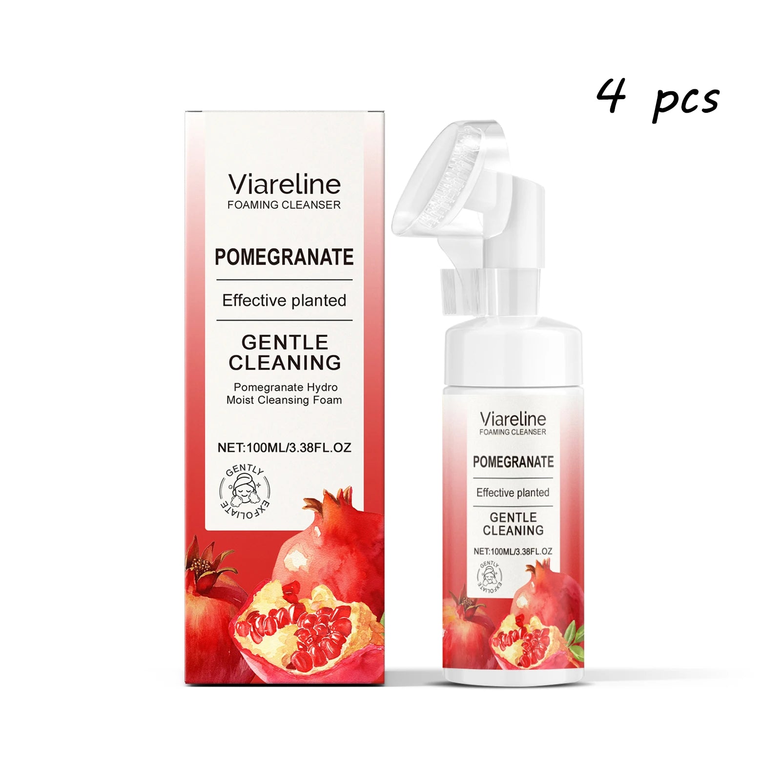 Pomegranate Foam Face Cleanser Brush