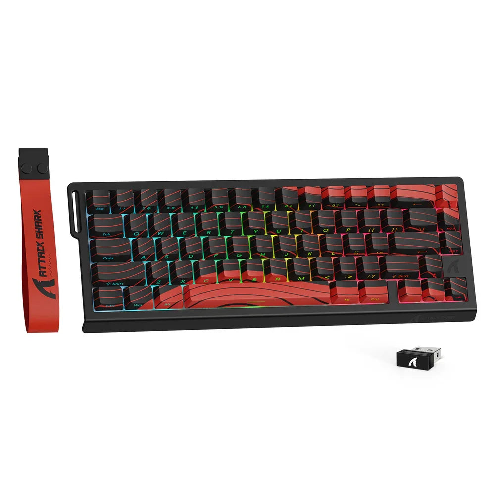 ATTACK SHARK X68 PRO Wireless RGB Keyboard