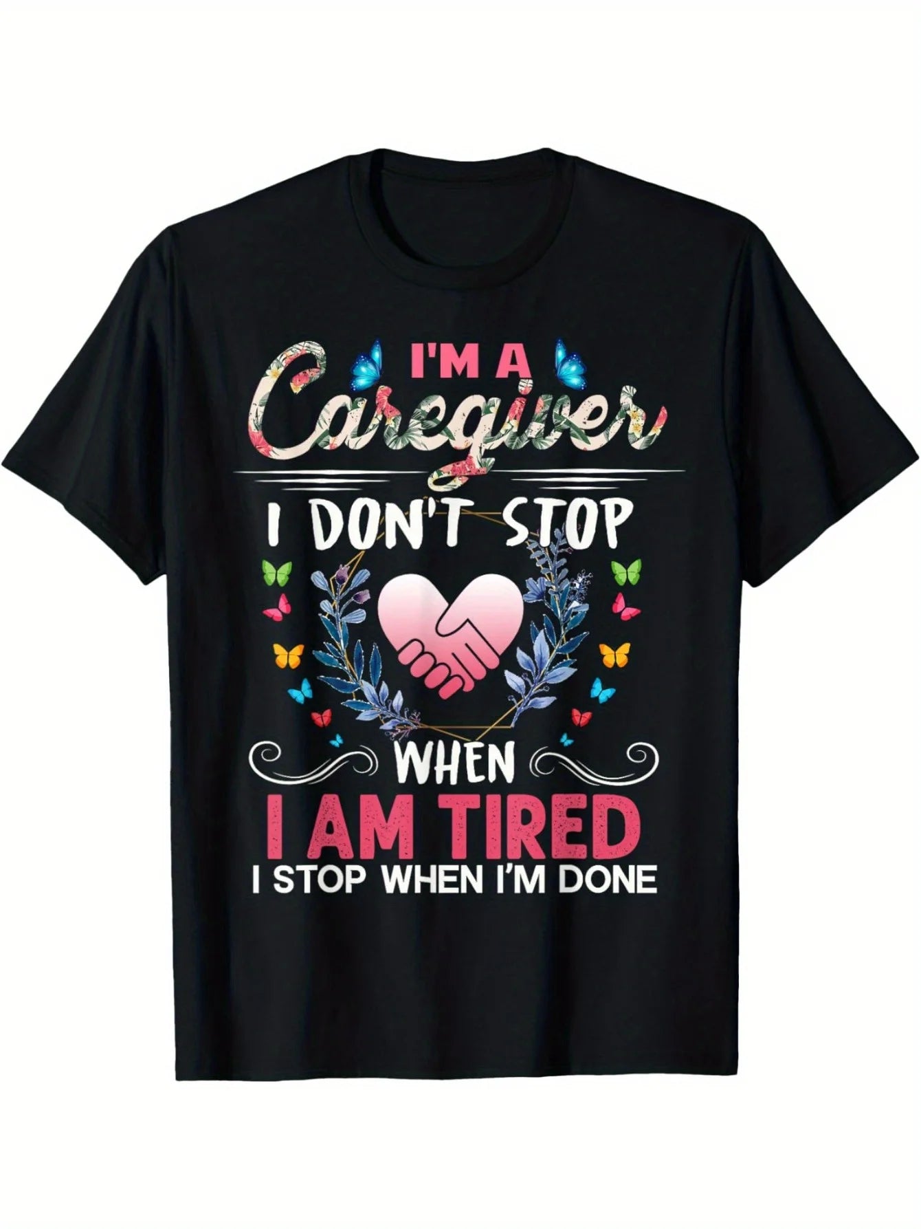 Caregiver Strong Crew Neck Tee