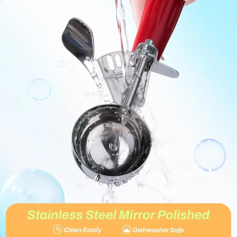 Stainless Steel Ice Cream Scoop Set 3PCS