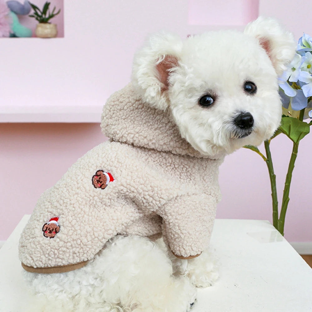Warm Hooded Winter Coat for Pets