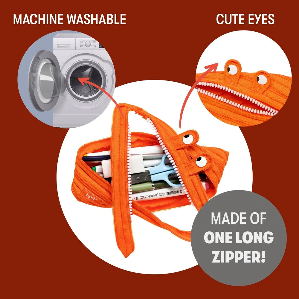 Cute Monster Zipper Pencil Case Pouch