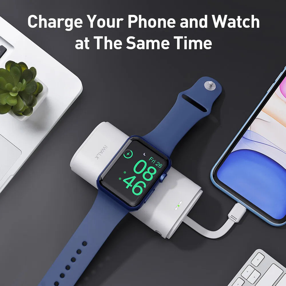 IWALK 9000mAh Wireless Power Bank iWatch