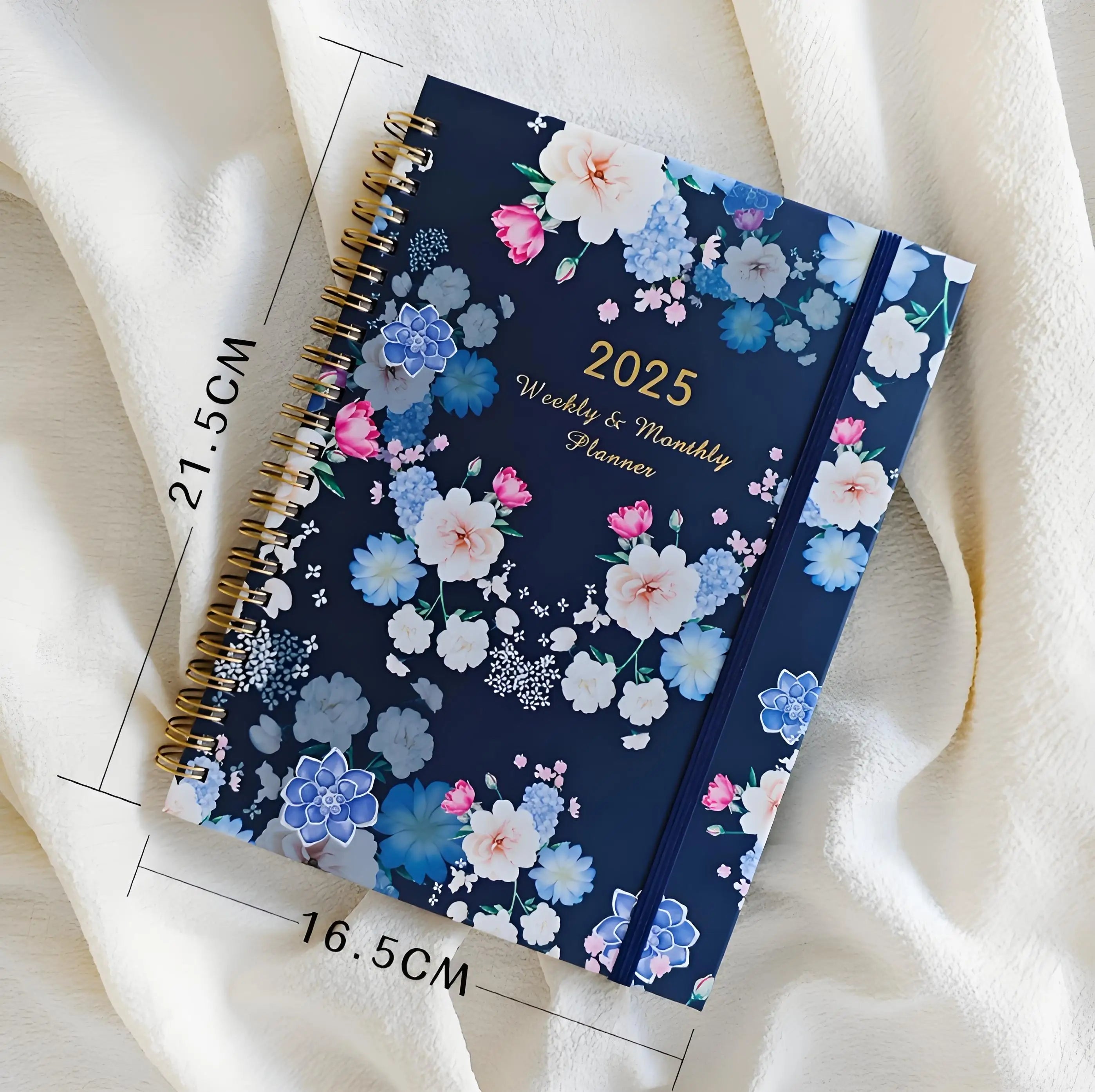 2025 A5 Weekly Coil Schedule Notebook