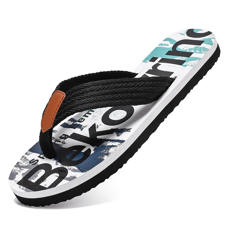 Summer Men Flip Flops Breathable Slides