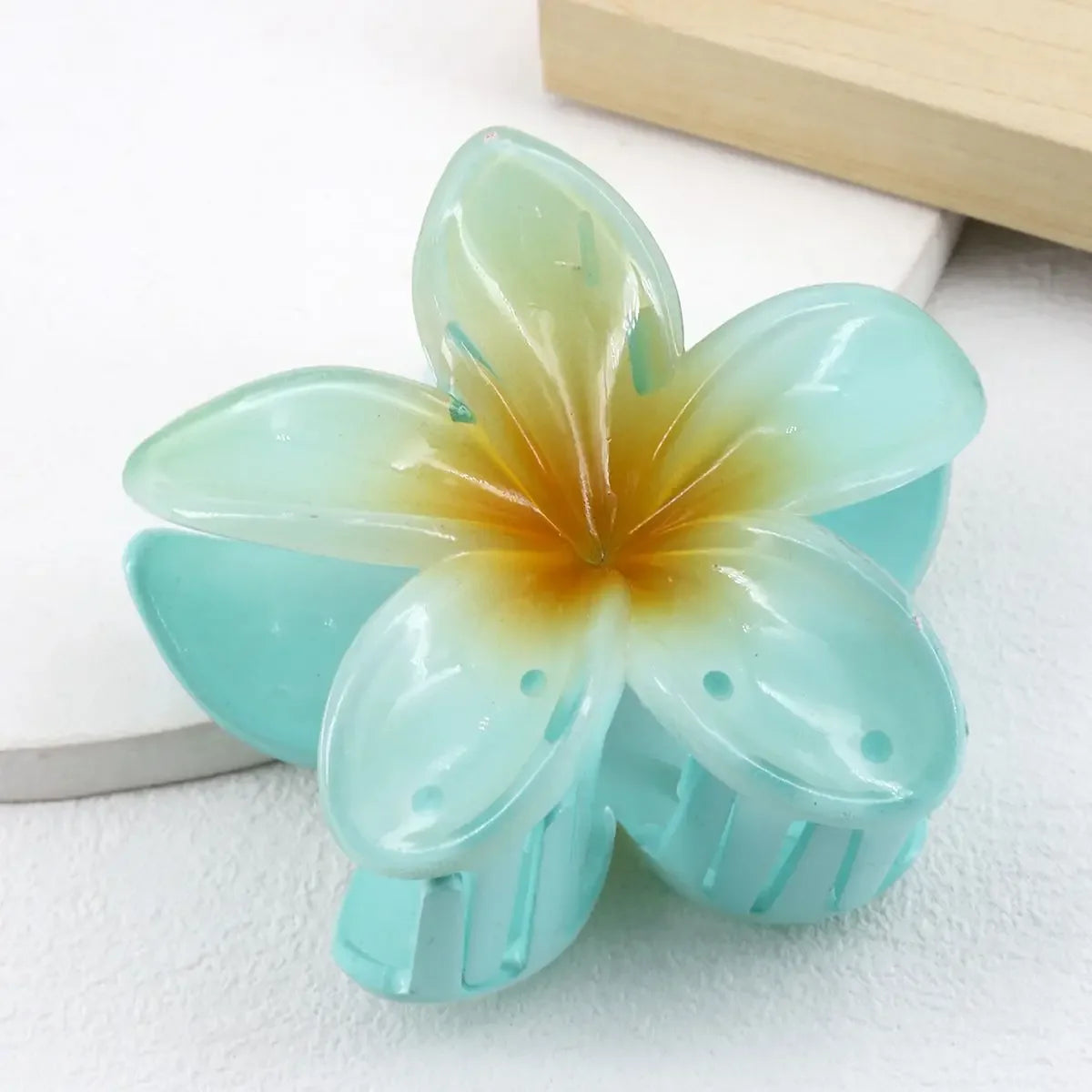 Gradient Flower Hair Accessories Set