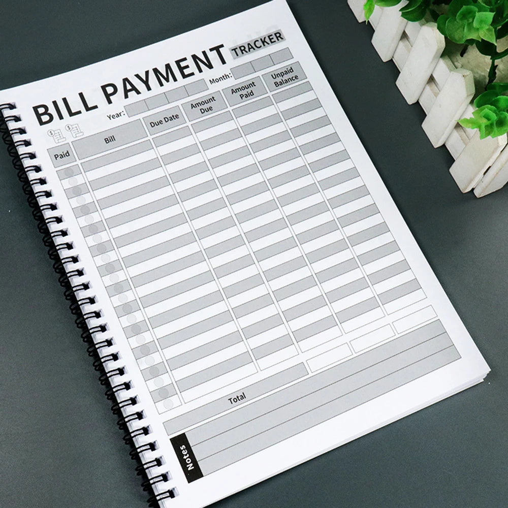 Monthly Bill Payment Organizer Book