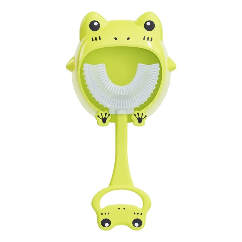 Cartoon Frog U-Shape Kids Toothbrush