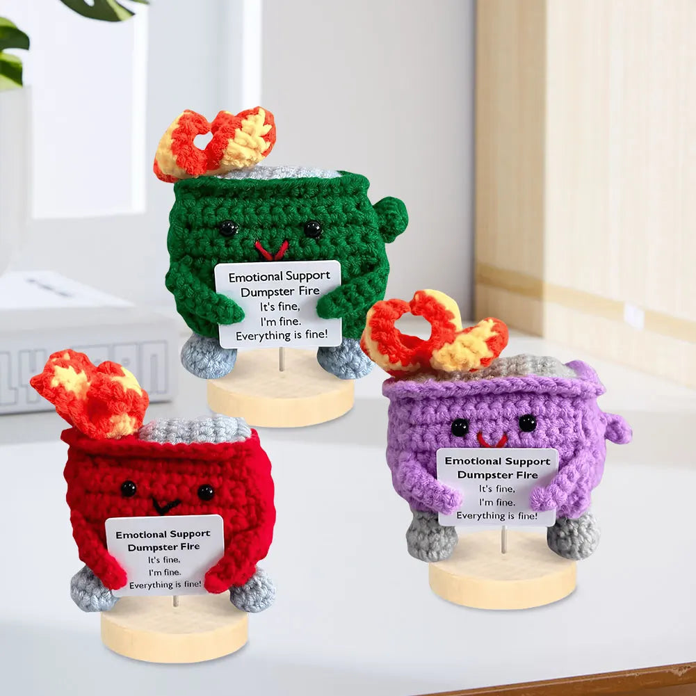 Crochet Dumpster Fire – Support Gift