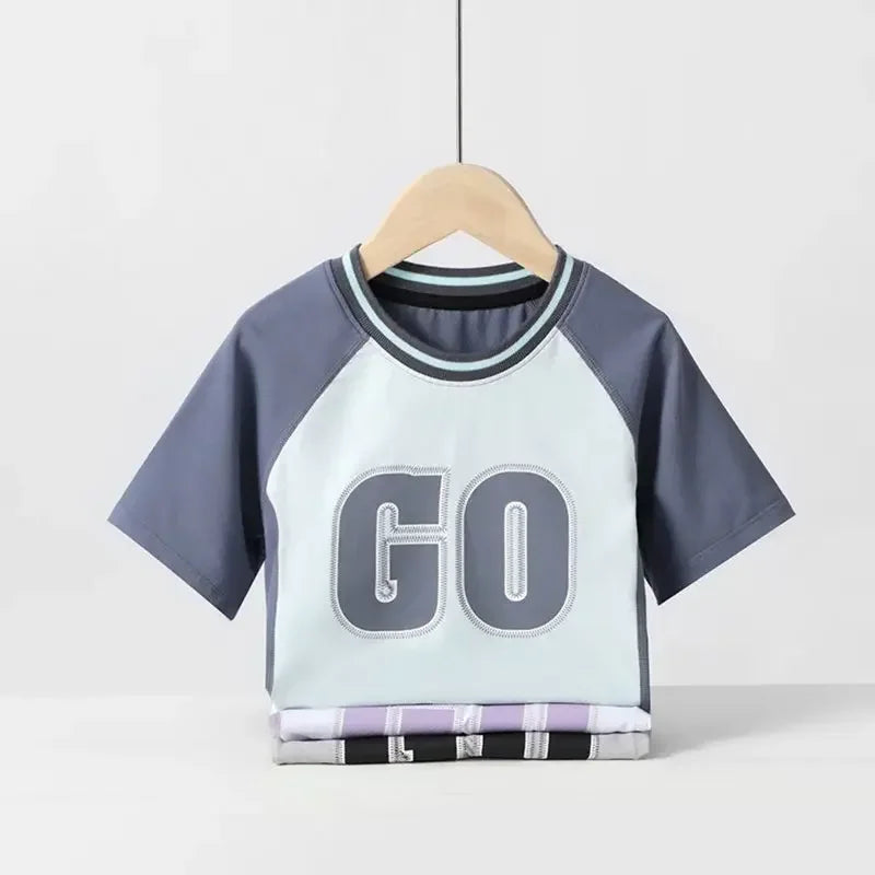 Kids O-Neck Sports Training T-Shirt