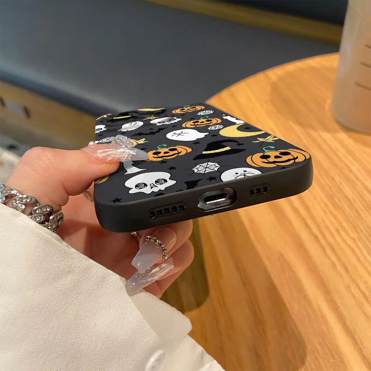 Funny Pumpkin Pattern iPhone Case