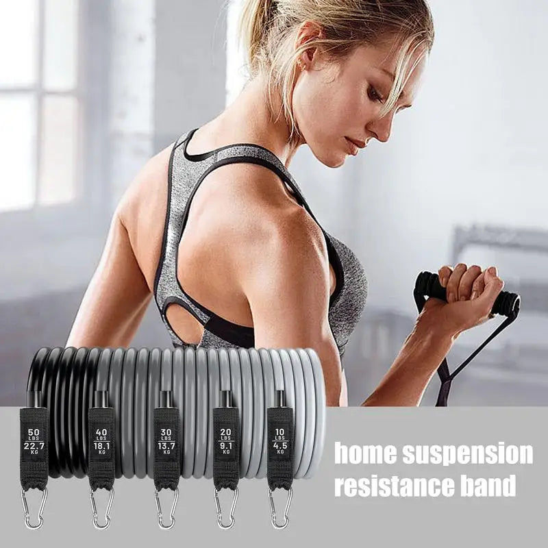 Anti-Slip Gym Resistance Bands Set